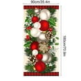 thumbnail image 3 of Virelaxpo Christmas Doorway Frame Decor with Santa Claus Print,Garden and Patio Hanging for Seasonal Photo Scenes and Home Entrance Decoration, 3 of 6