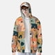 thumbnail image 2 of Balery Colorful Dogs Sudadera ligera de manga larga con capucha y protección solar UPF 50+ para hombre y mujer, ideal para pesca y running-Medium, 2 of 7