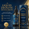 thumbnail image 2 of Liquid Zeolite Detox Drops Supplement with Micronized Zeolite and Organic Chlorella, 60 mL Liquid Dropper Bottle, 2 of 8