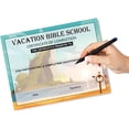 thumbnail image 3 of Vacation Bible School Completion Certificates - 25 Pack, 8.5x11 Inch, Religious Graduation Diplomas, 3 of 6