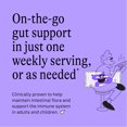 thumbnail image 2 of Florax - Liquid Probiotic - Grape Flavor - On-the-go Gut Support for Women, Men, and Children - 5 Vials, 2 of 7