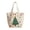 A, variant on C Santa Claus Themed Canvas Tote Bag For Christmas Gifts And Festive Carry All