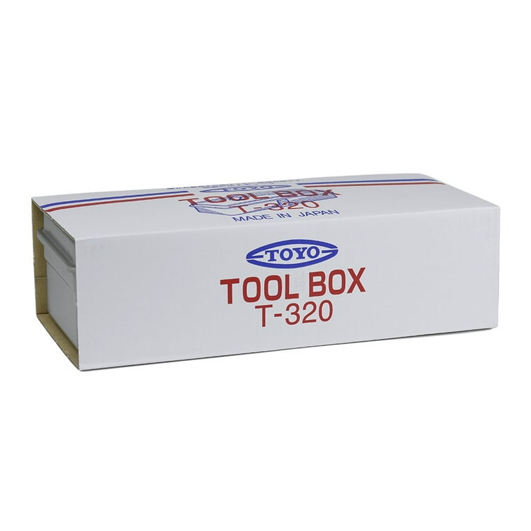 Toyo Steel Flat Top Toolbox T-Type 320, Blue 
