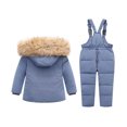 thumbnail image 3 of Odeerbi Clearance Child's Baby Boy's Girl's Down Warm Jacket Coat Jumpsuit Rompers Suit Winter Windproof Ski Suit, 3 of 3