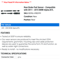 thumbnail image 2 of Rear Brake Pad Sensor - Compatible with 2011 - 2015 BMW Alpina B7L - Power Stop, 2 of 2