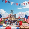 thumbnail image 6 of Patriotic Independence Day Memorial Day Decorative Pallet, Layered Pallet Decoration For Holiday Celebrations, American Flag Themed Party Supply For Festive Displays, 6 of 6