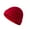 Bright Red, variant on Women Men Beanie Hat, Fashion Casual Solid Color Soft Skin-friendly Elastic Knitted Woolen Winter Head Warm Brimless Cuff Skullcap