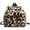 Light brown, variant on Women'S Fashion Backpack Leopard Print Casual Schoolbag Cute & Small Daypack Plush Shoulder Bag Soft Fleece Knapsack For Laydies & Teenagers