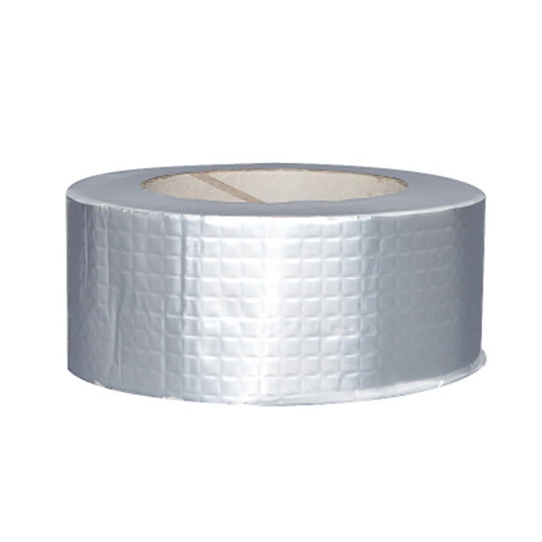 Eigraketly Cinta de butilo de papel de aluminio autoadhesiva impermeable, sellador resistente a altas temperaturas, pegatinas a prueba de fugas para Materiales de construcción 5cmx5m Eigraketly HA1640-01
