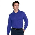 thumbnail image 1 of Monterey Club Men's Pique Long Sleeve Solid Golf Polo Shirt #1051, 1 of 2