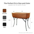 thumbnail image 6 of 36" x 15" ELEVATED PLANTER W/FRM DSP-STC, 6 of 8