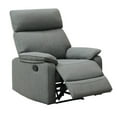 thumbnail image 4 of Contemporary Gray Motion Recliner 2pc Sofa Set Burlap Fabric Sofa And Chair Living Room Furniture, 4 of 8