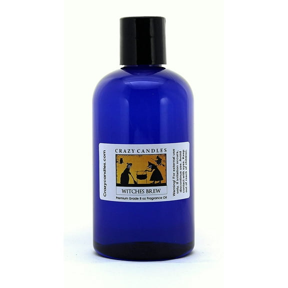 Crazy Candles 8oz Witches Brew 8 Fl Oz Bottle (15ml) Premium Grade Scented Fragrance Oil Made in USA