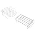 thumbnail image 1 of Rejilla Rectangular Para Freidora, Rejilla Duradera Resistente Al Calor Para Hornear, 1 of 7