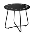 thumbnail image 2 of Tcbosik Small Side Table, 20" Weather Resistant Metal End Table for Garden, Patio, Balcony, Backyard, Black, 2 of 8