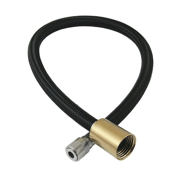 Kingston Brass LSSPRHOSE203 20" Braided Pull Down Kitchen Faucet Spray Hose, Brushed Brass