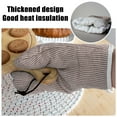 thumbnail image 4 of Gnmfd Heat Resistant Oven Mitts Microwave Baking Gloves Non Slip Anti Scald Kitchen Gloves For Cooking BBQ Baking Home Restaurant Christmas Gift Use, 4 of 6