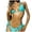Army Green, variant on Modest Swimsuits for Women 2 Piece High Cut Bikini Belt Bathing Suit Crystal Swim Vacation Pink S