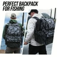 thumbnail image 4 of Fishing Backpack with Cooler, Fishing Bag with Rod Holders 45L Fishing Tackle Bag Store Fishing Gear, Fishing Gifts for Men, Fishing Accessories, Fishing Tackle, Fishing Backpack with 4 Tackle Boxes., 4 of 8