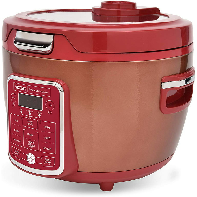 Aroma 20 Cup Glass Lid Digital Rice Cooker