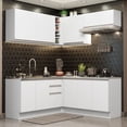 thumbnail image 2 of Cocina Integral Completa Esquinera Madesa Glamy 349cm Blanco, 2 of 11