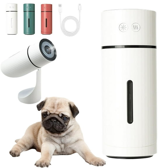 Pawbreath 2.0 Dog Humidifier, 100% Pet-Safe, Whisper-Quiet/90° Adjustable Mist, Moisturized Environment For Dogs,Home Solution For Cats, Dogs