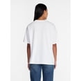 thumbnail image 3 of Americana Women's Graphic Cotton Tee with Short Sleeves from Way to Celebrate, Sizes XXS-XXL, 3 of 5