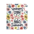 thumbnail image 2 of Hello Summer Flowers Mailbox Covers Magnetic Post Box Cover Wraps Standard Size 25.5"x21" Waterproof Home Garden Yard Outside Decor, 2 of 9