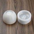 thumbnail image 3 of Teacher's Day Candle Jar Molds Silicone Concrete Molds for Candle Holder with Lids Candles Resin Mould Epoxy Resin Casting Molds White 100x41.5-65mm, 3 of 6
