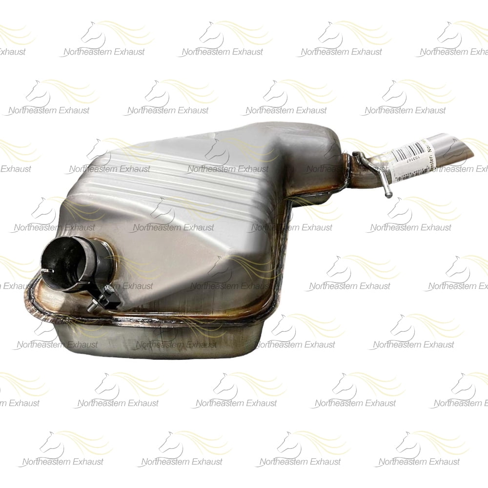 Northeastern Exhaust Resonator Pipe & Muffler Fits 2001-2009 Volvo S60 Turbo - Direct Fit | Stainless Steel
