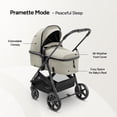 thumbnail image 5 of Mompush Wiz 2-in-1 Baby Stroller with Bassinet Mode, Reversible Seat and Large Canopy, Khaki, 22.3LB, Unisex, 5 of 10