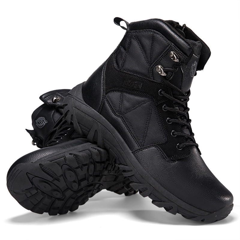 Stepedia Men's Ankle High Waterproof Hiking Boots Outdoor Lightweight Work Boots