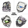 thumbnail image 5 of FORMRS Mini Backpack Purse for Women Travel Daypack Casual Shoulder Bag, White Skeleton, 5 of 7