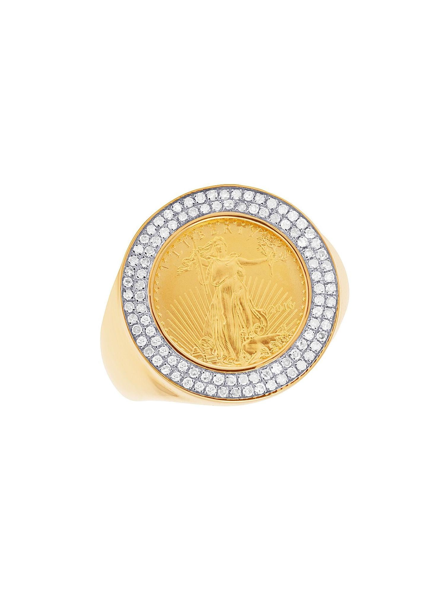 liberty coin ring