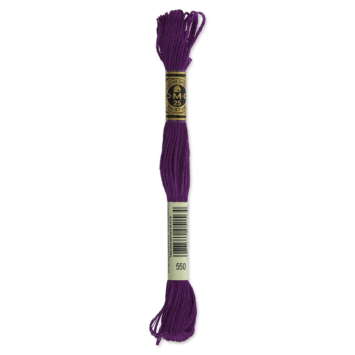 DMC Mouline 117-550 Six-Strand Emboidery Thread, Violet, 8.7-Yards
