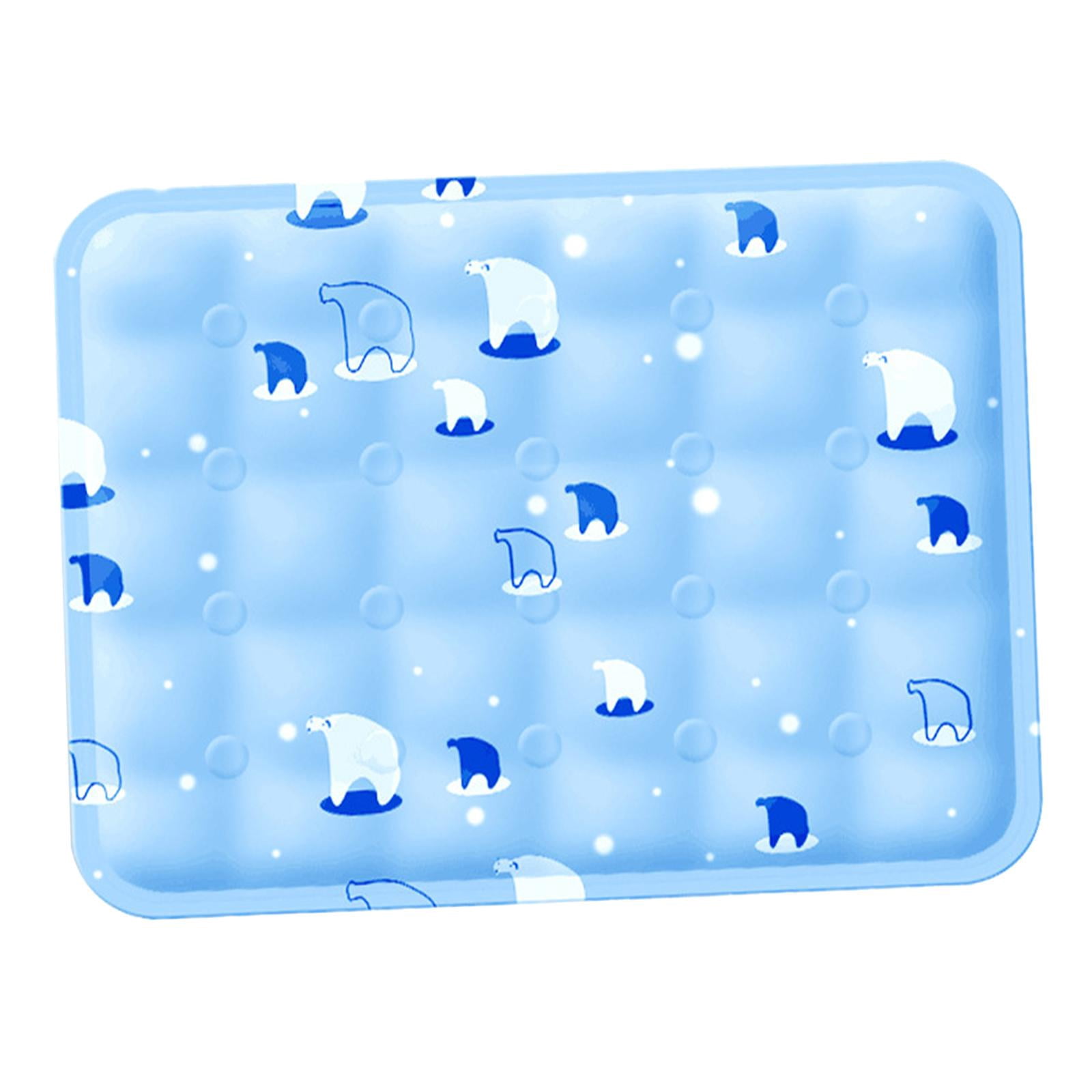Dog Cooling Mat Dog Bed Mattress Puppy Bed Foldable Waterproof Dog Cooling Pad Cooling Cushion Sleeping Pad for Home Puppy Car Indoor Travel 50cmx60cm