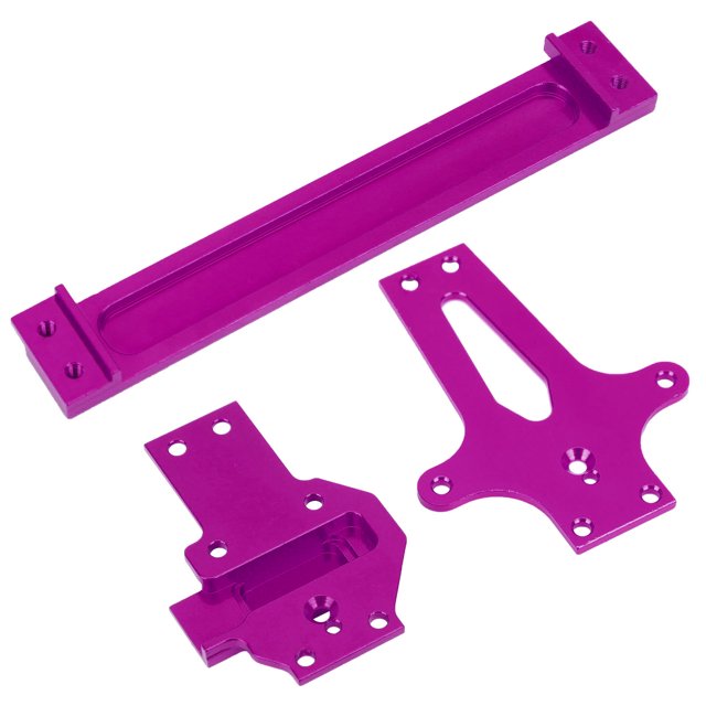 LAFGUR Aluminum Alloy Tray Upgrade Parts Accessory Fit for WLtoys 1/12 124019 RC Car,RC Tray Upgrade Parts,1/12 RC Car Tray