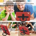 thumbnail image 2 of KYJX Kids Case for iPad (A16) 11th/10th Generation 11"/10.9" 2025/2022 Case with Shoulder Strap, Shockproof Handle Kickstand, Red, 2 of 7