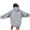 Grey, variant on Casual Fall Winter Hoodie With Angel Print Solid Color Pullover Sweatshirt Cozy Fleece For Everyday Wear Women'S Hoodies & Sweatshirts Grey M