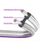 thumbnail image 3 of Cable de Altavoz OFC de Cobre Puro Bañado en Plata de Calibre 11 AWG, Cable de Altavoz de Audio para Altavoces HiFi, Marcado de Polaridad Envolvente de 0,5 M, 3 of 5