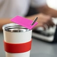 thumbnail image 4 of Personalized Silica Gel Name Tag Plate for Tumbler | DIY Custom Drink Identifier | Universal Cup Lid Topper | Durable Multicolor Cup Accessory | 8.1x0.4x3.3cm | Single Pack, 4 of 7