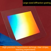 Multipurpose Visual Grating PET Diffraction Grating for Educational Experiments Scientific Research & Artistic Project