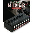 thumbnail image 1 of CX600 Mini Stereo 6 Channel Passive Mixer Portable Audio Mixer 6 in 2 Out Stereo Distributor Volume Control, 1 of 5