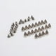 thumbnail image 2 of 20x Bolsa de Metal Plateado Punk Spikes Spots Remache Leathercraft DIY, 2 of 9