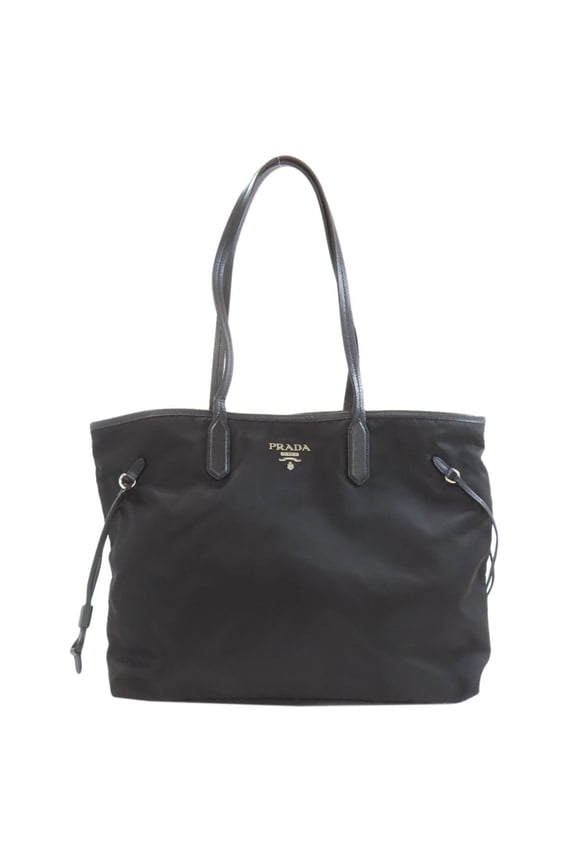 Pre-Owned Prada Logo Tote Bag, Nylon, Women's