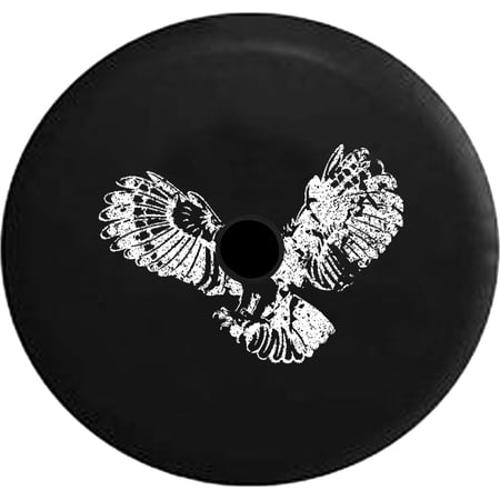 2018 2019 Wrangler JL Owl Swooping Down on Prey Spare Tire Cover Jeep RV 32 InchBack up Camera