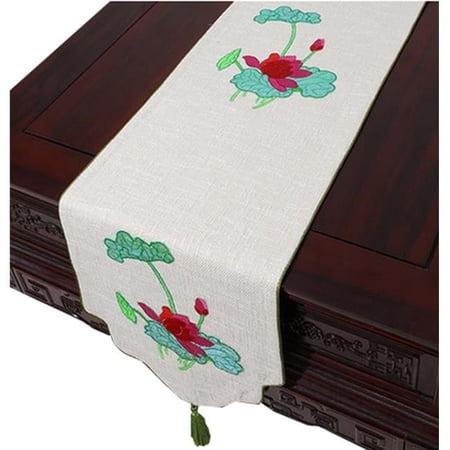 Panda Superstore PS-HOM3742021-LILY00082 Elegant Chinese Table Dining Tablecloth