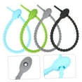 thumbnail image 3 of OATIPHO 8Pcs Silicone Kitchen Food Ties Reusable Flexible Bands for Organizing, 3 of 5