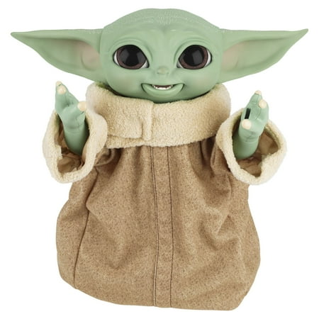 UPC: 5010993856909 | Star Wars The Mandalorian Galactic Snackin Grogu Animatronic Action Figure 40+ Sounds and Motions