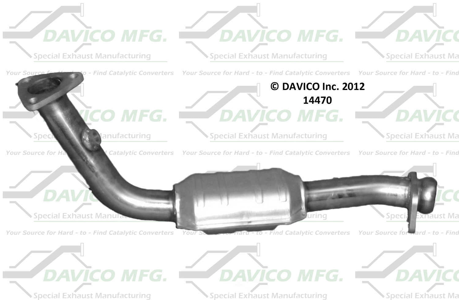 Davico Mfg 14470 Direct-Fit Catalytic Converter